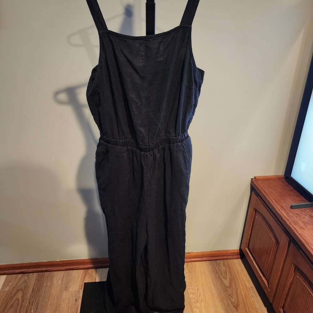 Sonoma Classic Black Wide-Leg Jumpsuit‎